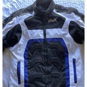 HWK Spyder Motorcycle Jacket Mens Size M Cordura Fabric for Enduro Motocross